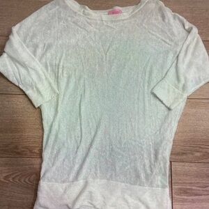 Lightweight White Knit Top